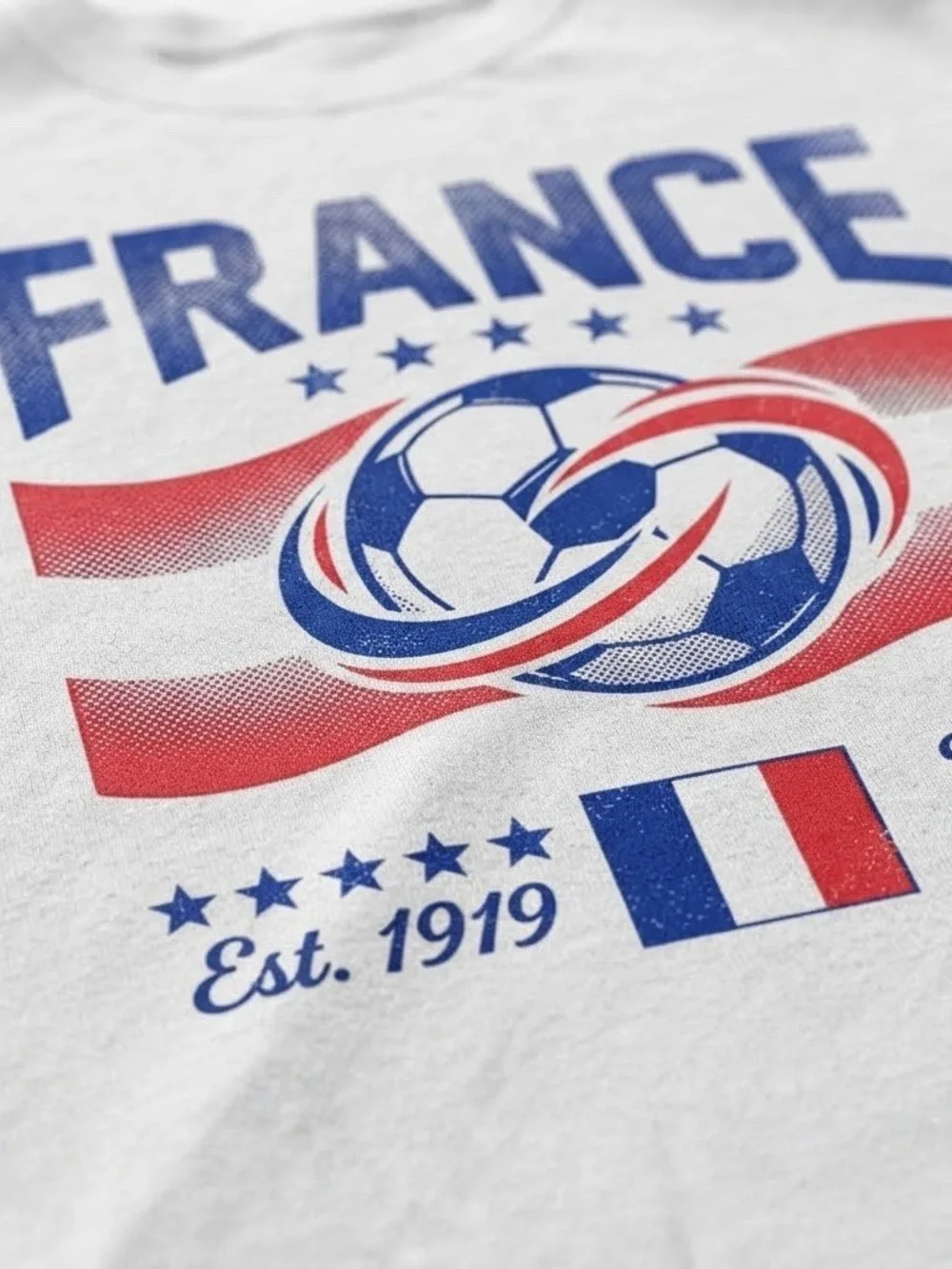 Gildan France National Football World Cup Graphic Tee